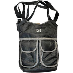 7 A.M Voyage Black Stroller Diaper Bag With Pad